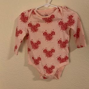 Disney Baby Gap Mickey heart onsie size 6-12M